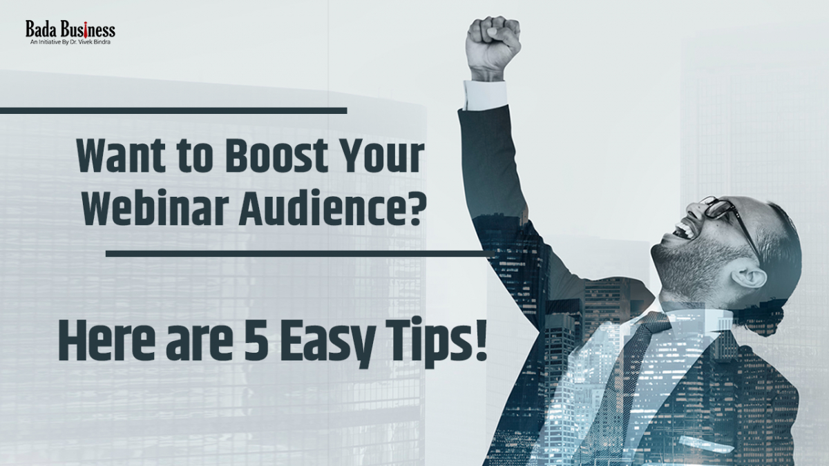 5 ways to increase your webinar attendees