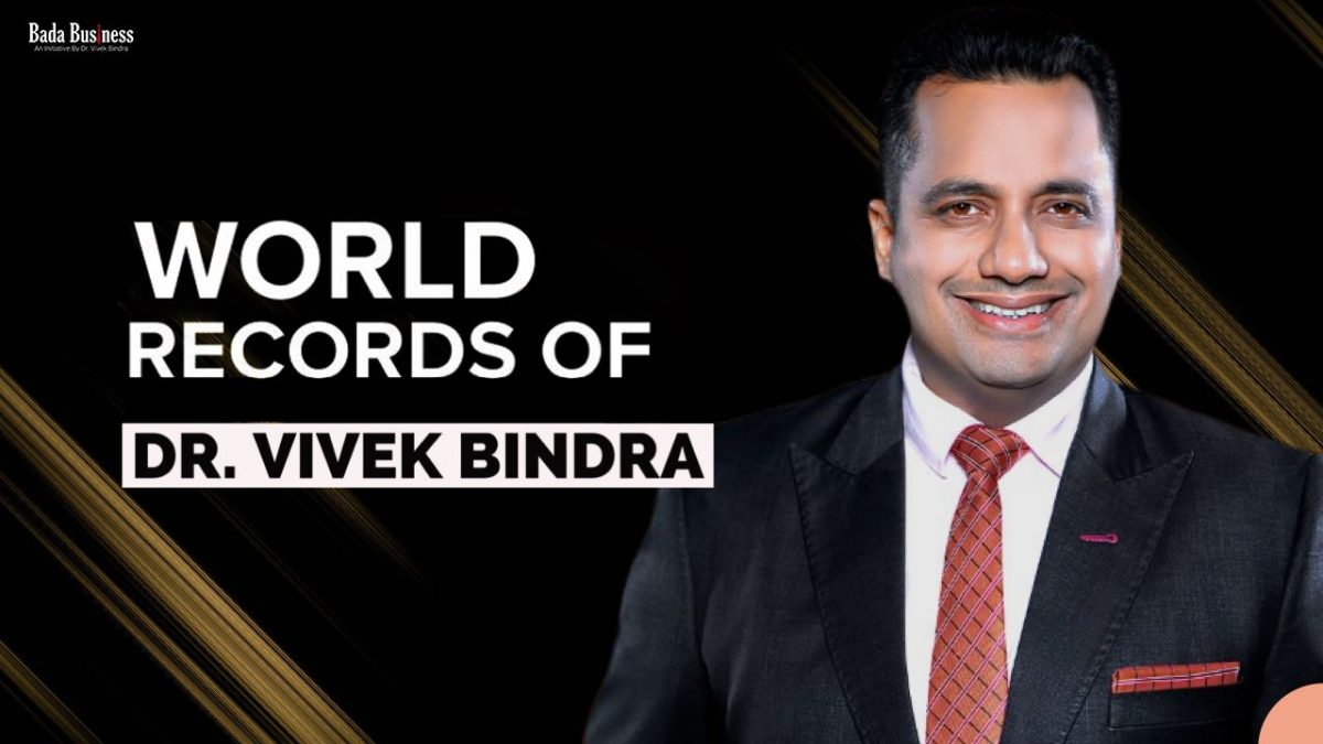 Dr Vivek Bindra World Recored